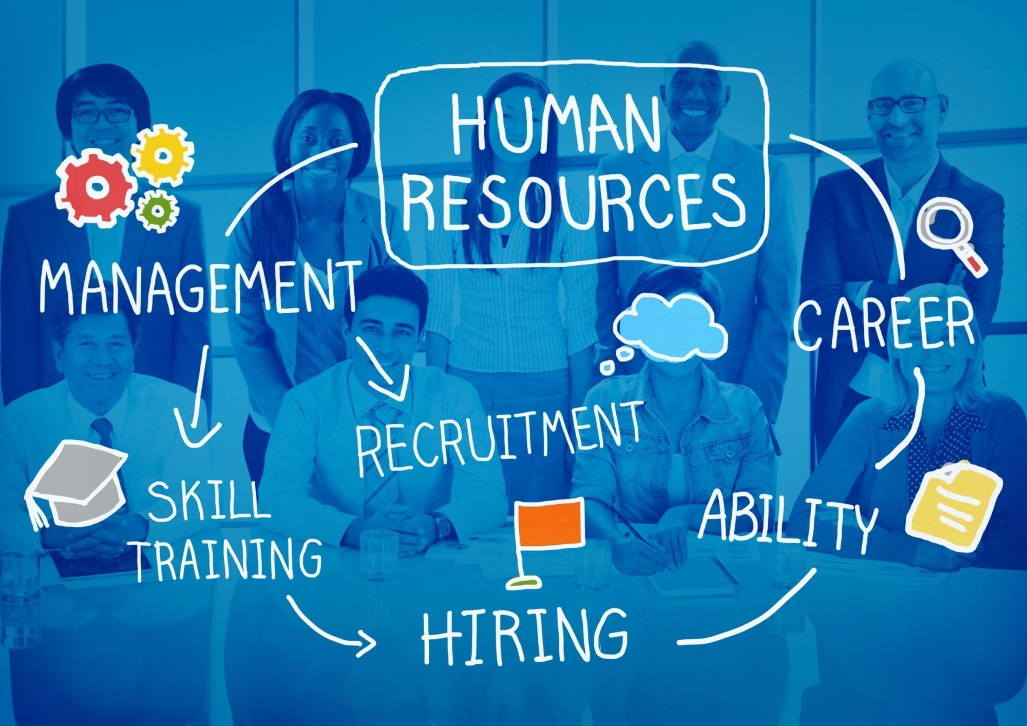 Human Resource Hiring Recruiter Select Career Concept (1)
