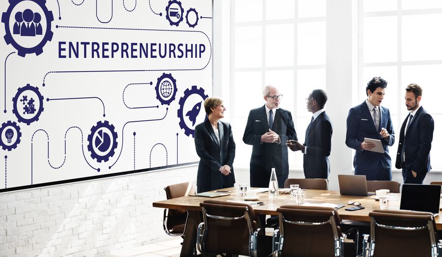 New Business Startup Graphics Concept